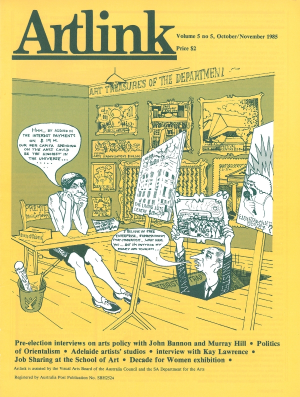 Issue 5:5 | October 1985 | Artlink 5:5
